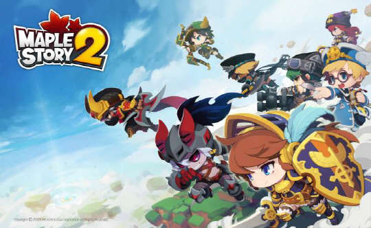 넥슨의 온라인 다중접속역할수행게임(MMORPG) '메이플스토리2'. 이 게임에는 유료 확률형 아이템이 없다.  사진=넥슨 제공